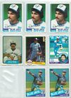 ? 1982 Topps Dave Stieb #380 - Toronto Blue Jays ~ 8 Card Lot, Look At Condition