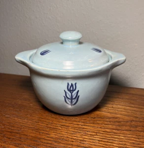 Vintage Cronin Pottery Sugar Dutch Blue Tulip - Picture 1 of 3