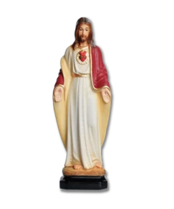SACRO CUORE DI GESÙ | Statua da interno 12" | Devozione Cattolica - Foto 1 di 1