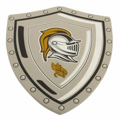 FOAM CARTOON KNIGHT'S SHIELD FOR CHILDREN FAIRY TALE FANCY DRESS ACCESSORY - Image 1 of 4