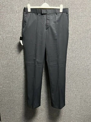 Jasper Conran Azul Marino Rayas Negocios Pantalones 36R TD111 QQ 01 - Imagen 1 de 3