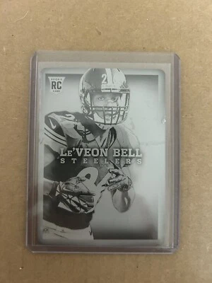 2013 Absolute #157 Le’Veon Bell SP Rookie Black Printing Plate 1/1 SSP RC - Image 1 of 2