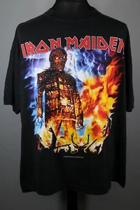 Iron Maiden Bluse Bruce Dickinson Offiziell Orig Metall 2000 European Tour 2000 - Picture 1 of 16