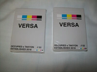 Lot of 2 VERSA Occupied x Takyon Brand New In Plastic Playing Cards Full Deck - Image 1 of 4