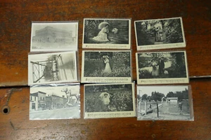 Vintage Lot Of 9 Assorted Real Photo RPPC Postcards - Circa 1900s-1910s - Picture 1 of 6