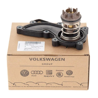 Engine Coolant Thermostat 06E121111AT For Audi A4 B8 A5 A6 C7 A7 A8 D4 Q7 S4 S5 - Изображение 1 из 4