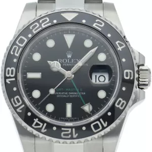 ROLEX GMT-Master 2 Uhr 116710LN(V) Edelstahl Herrenuhr schwarz GEBRAUCHT - Bild 1 von 6