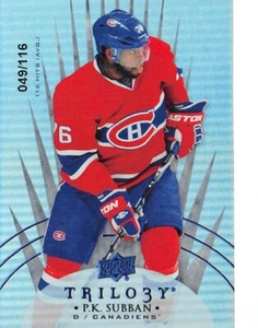 2014-15 Upper Deck Trilogy Radiant Blue #46 P.K. Subban/116 - Picture 1 of 2