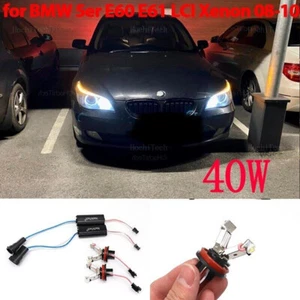 2x Error Free Angel Eye Bulb Marker For BMW 5 Series E60 E61 LCI Xenon 2008-2010 - Picture 1 of 16