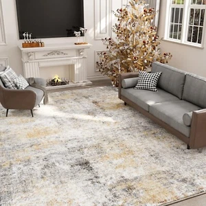 Area Rug, Indoor Throw Mat with Non-Slip TPE Backing, Bohemian Runner Rug for... - Picture 1 of 8