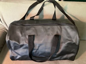 Karl Lagerfeld Big Black DUFFLE (Travel) DUFFEL BAG 21"x12"x11" - Picture 1 of 6