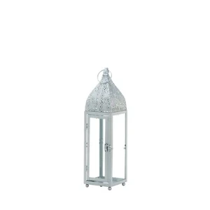 HOME LIGHTING DEKO KLEINE SILBER MAROKKANISCHE KERZENLATERNE - Bild 1 von 4