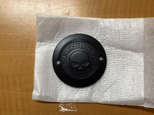 NEW OEM Points Timer Cover Willie G Skull BLACK FITS XL AND XR. P/N 25600089^ - Picture 1 of 5