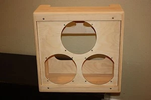 rawcabs unfinished pine Narrow panel Tweed Bandmaster 5E7 3x10 combo cabinet - Picture 1 of 6