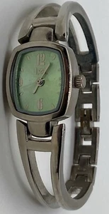 L.e.i. WATCH New Battery Mint Green Dial Silver Band Women/Teens Fits 5.75-6” - Picture 1 of 8