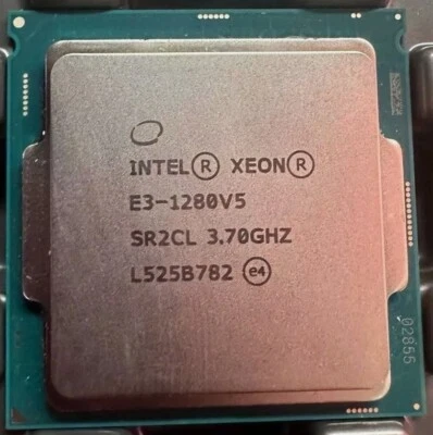 Intel Xeon E3-1280 V5 LGA-1151 CPU Processor SR2CL Quad-Core 3.70GHz 8MB 80W - Image 1 of 4