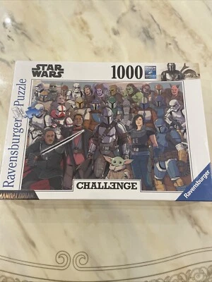 NUEVO Rompecabezas Ravensburger Star Wars Mandalorian Challenge Yoda Child 1000 Foto 1 de 2