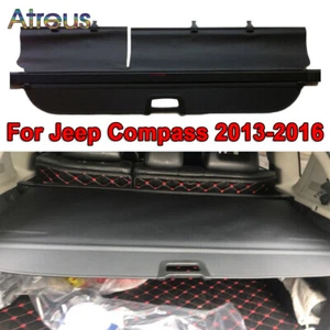 For Jeep Compass 2013-2016 Rear Cargo Cover Luggage Security Shield Shade Black - Picture 1 of 7