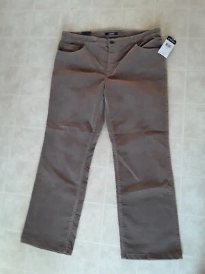 NWT Chaps by Ralph Lauren Brown  Straight Leg  Sz 16 Short Corduroy Pants - Image 1 of 3