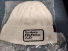 Sundance Film Festival 2023 Beanie Winter Knit Hat Stocking Cap Men Women White