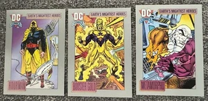 Tarjetas coleccionables Metamorpho Booster Gold Hourman 1991 DC Comics Heroes Impel DC - Imagen 1 de 2