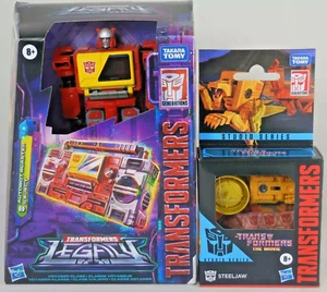 NEW Transformers Legacy AUTOBOT BLASTER & EJECT Voyager & Studio Series STEELJAW - Picture 1 of 14