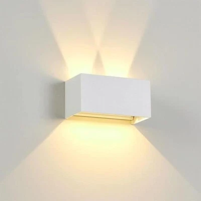 Applique led luce calda lampada da parete doppia emissione faretto 24 w bianco - Immagine 1 di 4