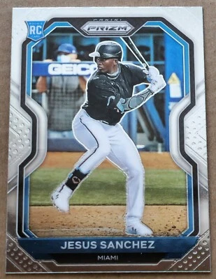 2021 Panini Prizm Tier II Jesus Sanchez Rookie Miami Marlins #148 - Image 1 of 2