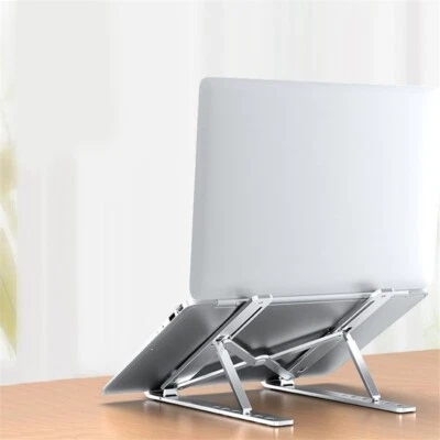 Desktop Tablet Holder Folding Portable Adjustable Laptop Stand Office Support - Image 1 of 4