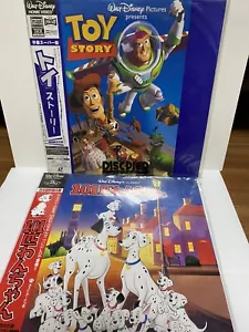 2Set Walt Disney LD Toy Story 101 Dalmatians Home Video Japan Anime Collectibles - Picture 1 of 4