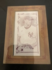 2023 Topps Allen & Ginter GERRITT COLE Framed Mini Magenta Printing Plate 1/1