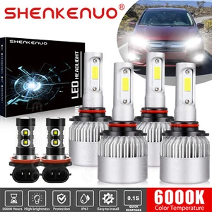 Para For 2005-2009 2010 Honda Odyssey faros LED+luz antiniebla 6 bombillas 6000K - Picture 1 of 11