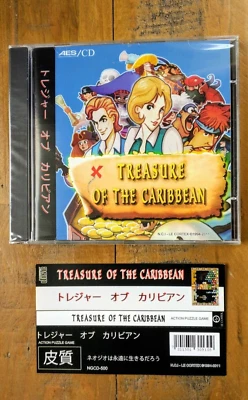 BRAND NEW ✹ Treasure of the Caribbean ✹ NEO GEO CD Neogeo ✹ USA Version W/Spine - Image 1 of 4