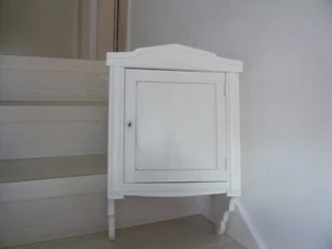 Alter Hängeschrank Kästchen Shabby Chic Vintage Brocante Landhaus Holz Nostalgie - Bild 1 von 18