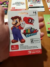 Nintendo Switch Super Mario Odyssey Pre Order Target Collectible Card