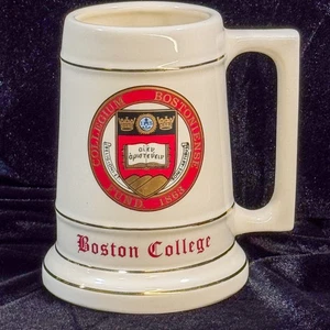 Tazza vintage Boston College Tangerine Bowl 1982 ceramica Stein bordo oro come nuova NCAA - Foto 1 di 14
