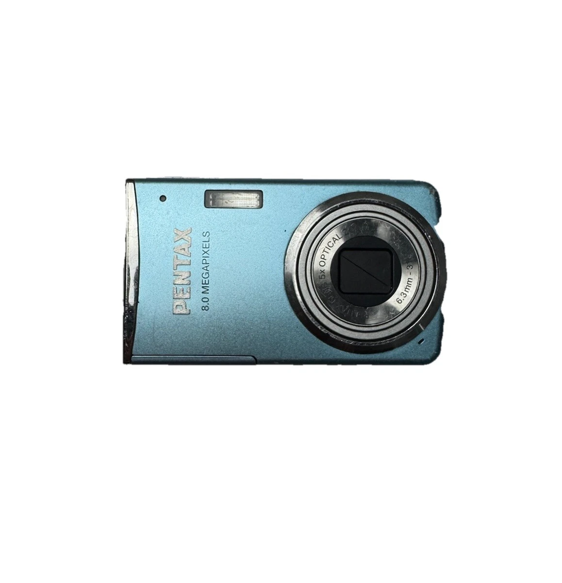 デジカメ PENTAX Optio M50 ブルー 美品・ジャンク」PENTAX Optio M50