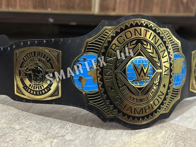 Nuevo Cinturón Réplica Título Campeonato Mundial INTERCONTINENTAL CENA 2MM Latón Adulto Foto 1 de 4