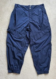 Pantalones de chándal utilitarios Nike Air Jordan paracaídas para mujer XXL azul marino años 90 cortavientos - Imagen 1 de 14