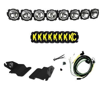 KC Hilites 50" Gravity Led Pro6 8 Light Bar Kit Combo Beam For 21-23 Ford Bronco - Image 1 of 4