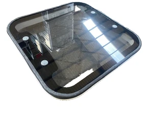 Roof Hatch Motorhome PANORAMA Roof Window Camper Real Glass 600x600 Tinted - Picture 1 of 6