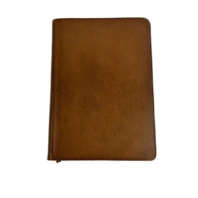 Vintage Pigskin Brown Leather Bible Nelson Smaller Sz Copyright 1901 KJV Scarce - Image 1 of 4