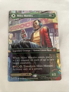 NM Borderless Foil Miles Morales, MTG, Marvel's Spider-Man, Magic, 200 - Bild 1 von 4