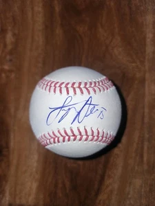 Logan Allen Signed Baseball Auto Cleveland Guardians Rookie Starting Pitcher - Picture 1 of 2