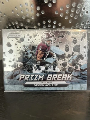 2023 Panini Prizm Draft Picks - Prizm Break Devon Achane - Image 1 of 2