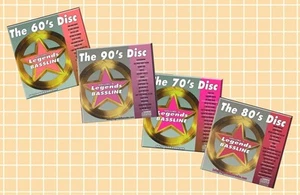 4 CDG KARAOKE LEGENDS DISCS 1960’s - 1990’s BASSLINE no doubt,REM,music,sing - Bild 1 von 5