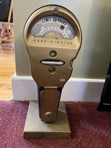 Rockwell 10 Stunden Park-O-Meter Parkuhr Street Base montiert 🔥coin - Bild 1 von 14