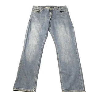 Peter Millar Jeans Men 38 (Actual 34x28) Light Wash Five Pocket Denim Straight - Picture 1 of 13