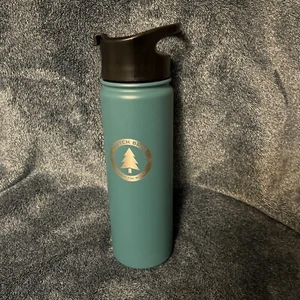Dutch Bros Edelstahl Thermo 20 Unzen Reisebecher türkis "Change the World" - Bild 1 von 8