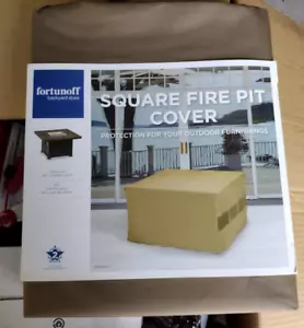 Fortunoff 42 x 42 in. Square Fire Pit Protective Cover BC9B075X - Picture 1 of 4